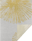 Addison Rugs Circles Gold Washable Indoor-Outdoor Rug