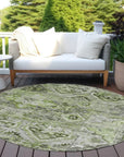 LOOMLAN Rugs Aelain Aloe Washable Indoor-Outdoor Rug