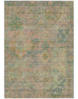 LOOMLAN Rugs Aelain Green Washable Indoor-Outdoor Rug