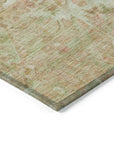 LOOMLAN Rugs Aelain Orange Washable Indoor-Outdoor Rug