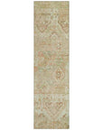 LOOMLAN Rugs Aelain Orange Washable Indoor-Outdoor Rug