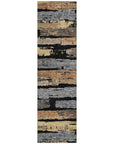 LOOMLAN Rugs Aelaris Black Washable Indoor-Outdoor Rug