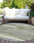 LOOMLAN Rugs Aelaris Green Washable Indoor-Outdoor Rug