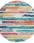 LOOMLAN Rugs Aelaris Ivory Washable Indoor-Outdoor Rug