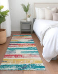 LOOMLAN Rugs Aelaris Ivory Washable Indoor-Outdoor Rug