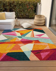 Aelas Ivory Washable Indoor - Outdoor Rug - LOOMLAN - LOOMLAN Rugs - Outdoor Rugs