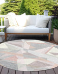 Aelas Pink Washable Indoor - Outdoor Rug - LOOMLAN - LOOMLAN Rugs - Outdoor Rugs