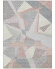 Aelas Pink Washable Indoor - Outdoor Rug - LOOMLAN - LOOMLAN Rugs - Outdoor Rugs