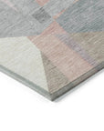 Aelas Pink Washable Indoor - Outdoor Rug - LOOMLAN - LOOMLAN Rugs - Outdoor Rugs