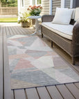 Aelas Pink Washable Indoor - Outdoor Rug - LOOMLAN - LOOMLAN Rugs - Outdoor Rugs
