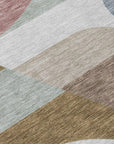 LOOMLAN Rugs Aeleth Mocha Washable Indoor-Outdoor Rug