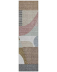 LOOMLAN Rugs Aeleth Mocha Washable Indoor-Outdoor Rug