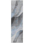 Aelien Blue Washable Indoor - Outdoor Rug - LOOMLAN - LOOMLAN Rugs - Outdoor Rugs
