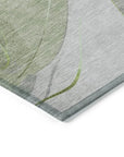 LOOMLAN Rugs Aelien Green Washable Indoor-Outdoor Rug