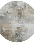 LOOMLAN Rugs Aelon Ivory Washable Indoor-Outdoor Rug