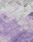 LOOMLAN Rugs Aelon Purple Washable Indoor-Outdoor Rug