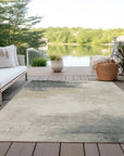 LOOMLAN Rugs Aelora Brown Washable Indoor-Outdoor Rug