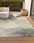 LOOMLAN Rugs Aelora Brown Washable Indoor-Outdoor Rug