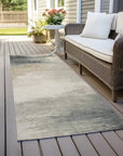 LOOMLAN Rugs Aelora Brown Washable Indoor-Outdoor Rug