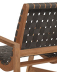 Aero Teak Outdoor Woven Chat Armchair-Outdoor Accent Chairs-HiTeak-LOOMLAN