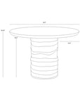 Alanya Concrete Outdoor Dining Table-Outdoor Dining Tables-SUNPAN-LOOMLAN