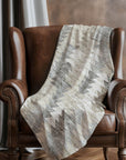 Addison Rugs Angled Checks Taupe Washable Indoor-Outdoor Rug