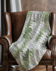 Addison Rugs Angled Checks Green Washable Indoor-Outdoor Rug