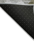 Addison Rugs Angled Checks Brown Washable Indoor-Outdoor Rug