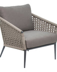 Antilles Lounge Chair - Dark Gray Outdoor-Outdoor Lounge Chairs-Seasonal Living-LOOMLAN