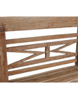 Antique Plantation Grown Teak Bench-Outdoor Benches-Furniture Classics-LOOMLAN