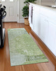 LOOMLAN Rugs Armalise Aloe Washable Indoor-Outdoor Rug