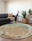 LOOMLAN Rugs Armalise Teal Washable Indoor-Outdoor Rug