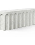 Atlas Concrete Made Outdoor Bench-Outdoor Benches-Urbia-Ivory Terrazzo-LOOMLAN