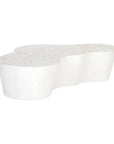 Ava Concrete Outdoor Geometric Coffee Table-Outdoor Coffee Tables-SUNPAN-White-Terrazzo Look-Large-LOOMLAN
