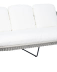 Azores 3 Seat Sofa - Coconut White Outdoor Sofa-Outdoor Sofas & Loveseats-Seasonal Living-LOOMLAN