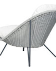 Azores Lounge Chair - Coconut White Outdoor Lounger Chair-Outdoor Lounge Chairs-Seasonal Living-LOOMLAN