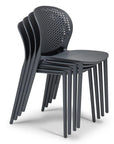 Bailey Poly Lumber Outdoor Side Chair 4PC-Outdoor Dining Chairs-Urbia-LOOMLAN