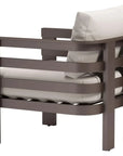 Bal Harbor White Arm Chair-Outdoor Accent Chairs-Zuo Modern-LOOMLAN