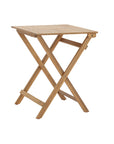 Balcony Wooden Foldable Outdoor Bistro Set-Outdoor Bistro Sets-LH Imports-LOOMLAN