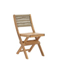 Balcony Wooden Foldable Outdoor Bistro Set-Outdoor Bistro Sets-LH Imports-LOOMLAN