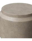 Barrel Concrete Made Stylish Outdoor Stool-Garden Stools-Urbia-LOOMLAN