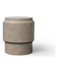 Barrel Concrete Made Stylish Outdoor Stool-Garden Stools-Urbia-LOOMLAN