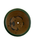 Emissary Barrel Green Ceramic Outdoor Planter