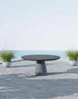 Bazaar Concrete Outdoor Dining Table-Outdoor Dining Tables-Sunset West-LOOMLAN