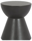 Sunset West Bazaar Dark Gray Round Outdoor End Table