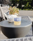 Sunset West Bazaar Dark Gray Round Outdoor End Table