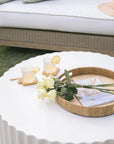 Sunset West Bazaar Fluted Athena Outdoor Coffee Table