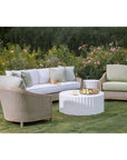Sunset West Bazaar Fluted Athena Outdoor Coffee Table