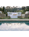Sunset West Bazaar Fluted Athena Outdoor Coffee Table
