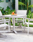 Telescope Bazza Sling Square Outdoor Dining Set 5PC